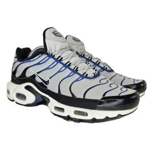 Nike Air Max Plus TN Tuned Pure Platinum Court Blue Black FN6949-001 Sz 9 Men's